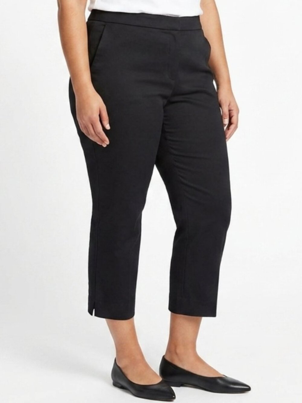 Mario Serrani Stretch Cotton Cropped Pant NEW- Sz. 16